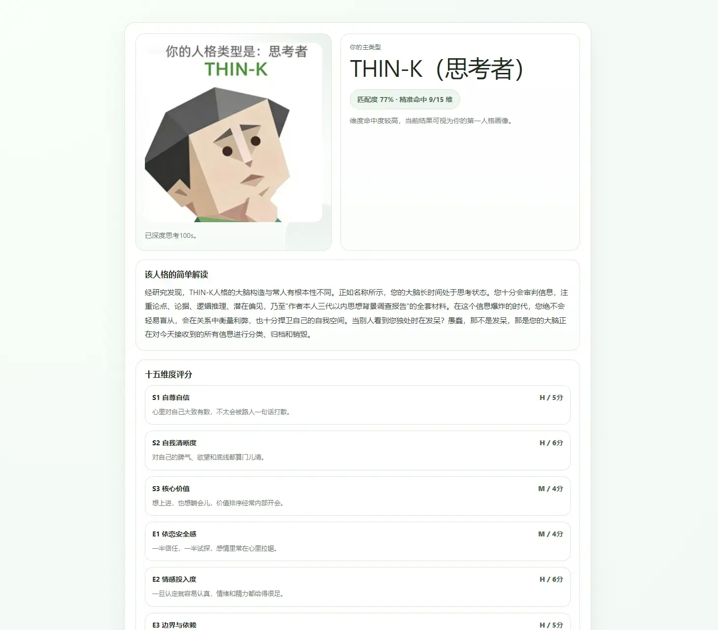 SBTI人格测试截图2